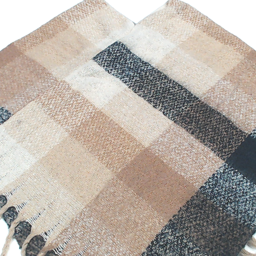 BLOOPER CLOTHING: Monogrammed Plaid Poncho