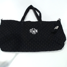 BLOOPER BAG: Monogrammed Diamond Quilted Weekender