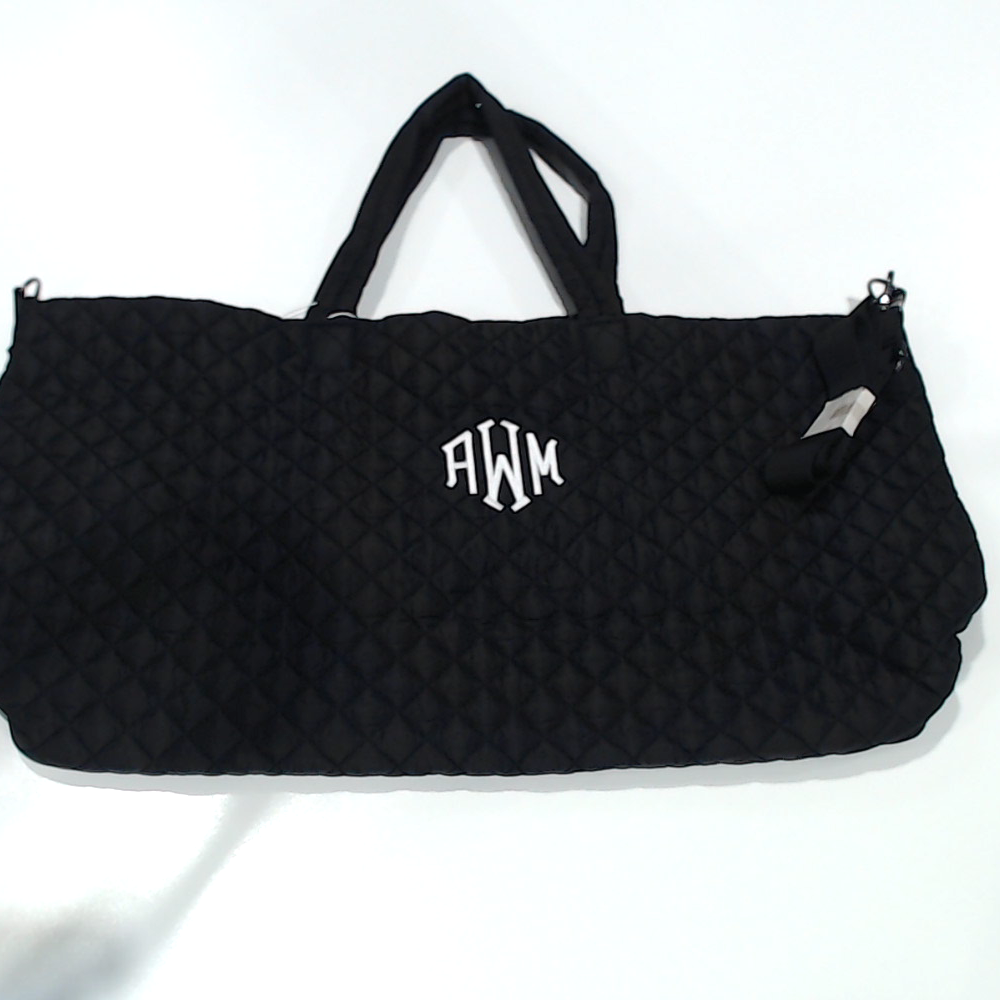 BLOOPER BAG: Monogrammed Diamond Quilted Weekender