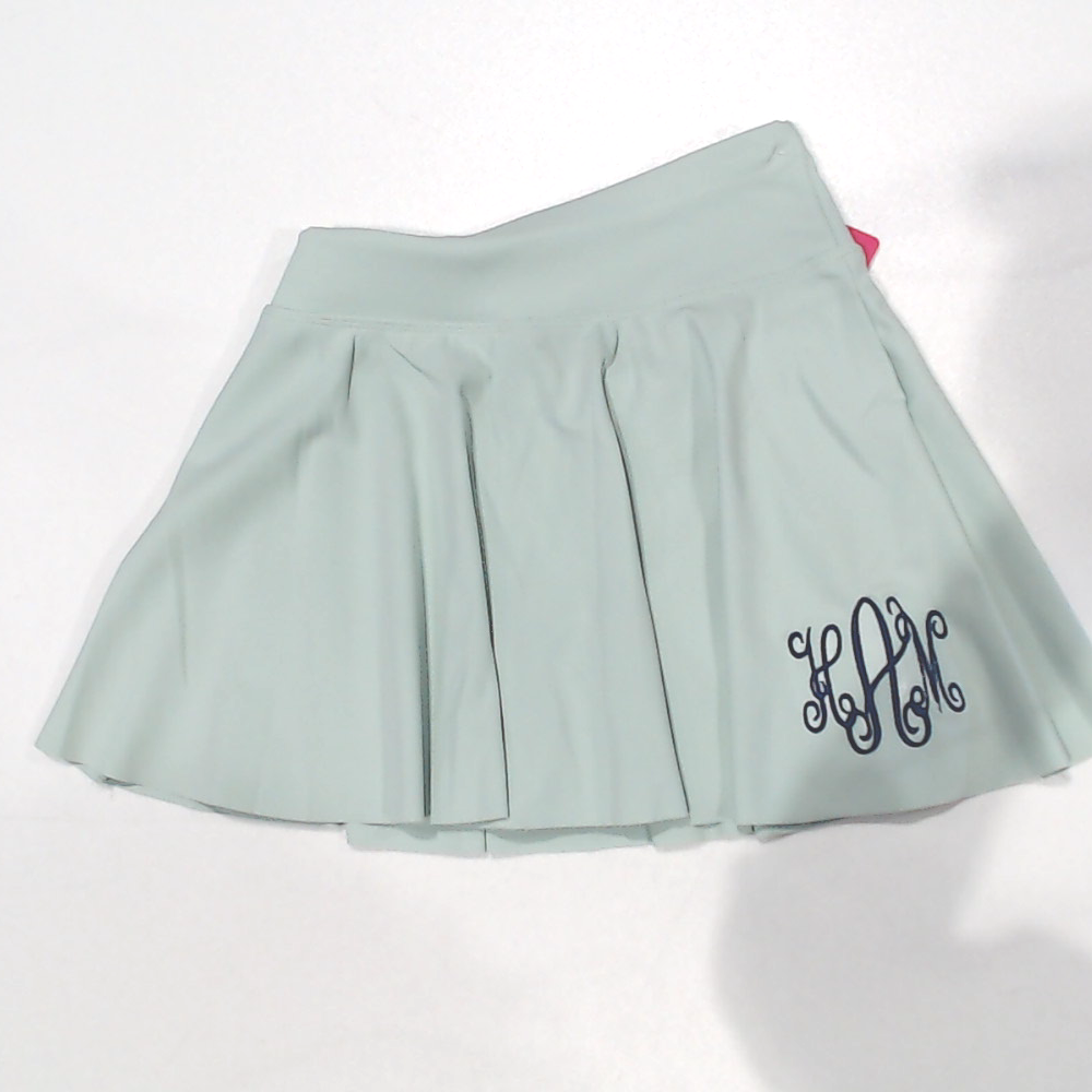 BLOOPER KIDS CLOTHING: Monogrammed Girls Twirl Skort
