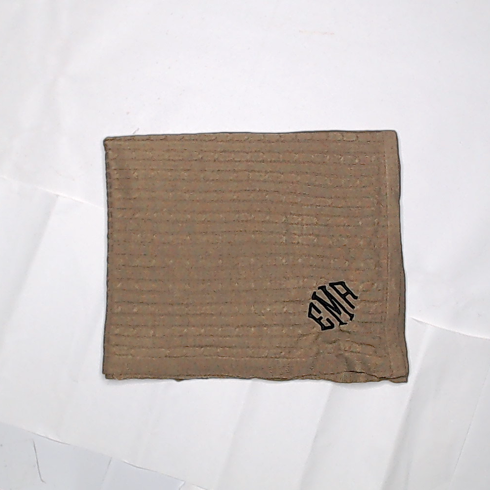 BLOOPER CLOTHING: Monogrammed Poncho