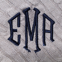BLOOPER CLOTHING: Monogrammed Poncho