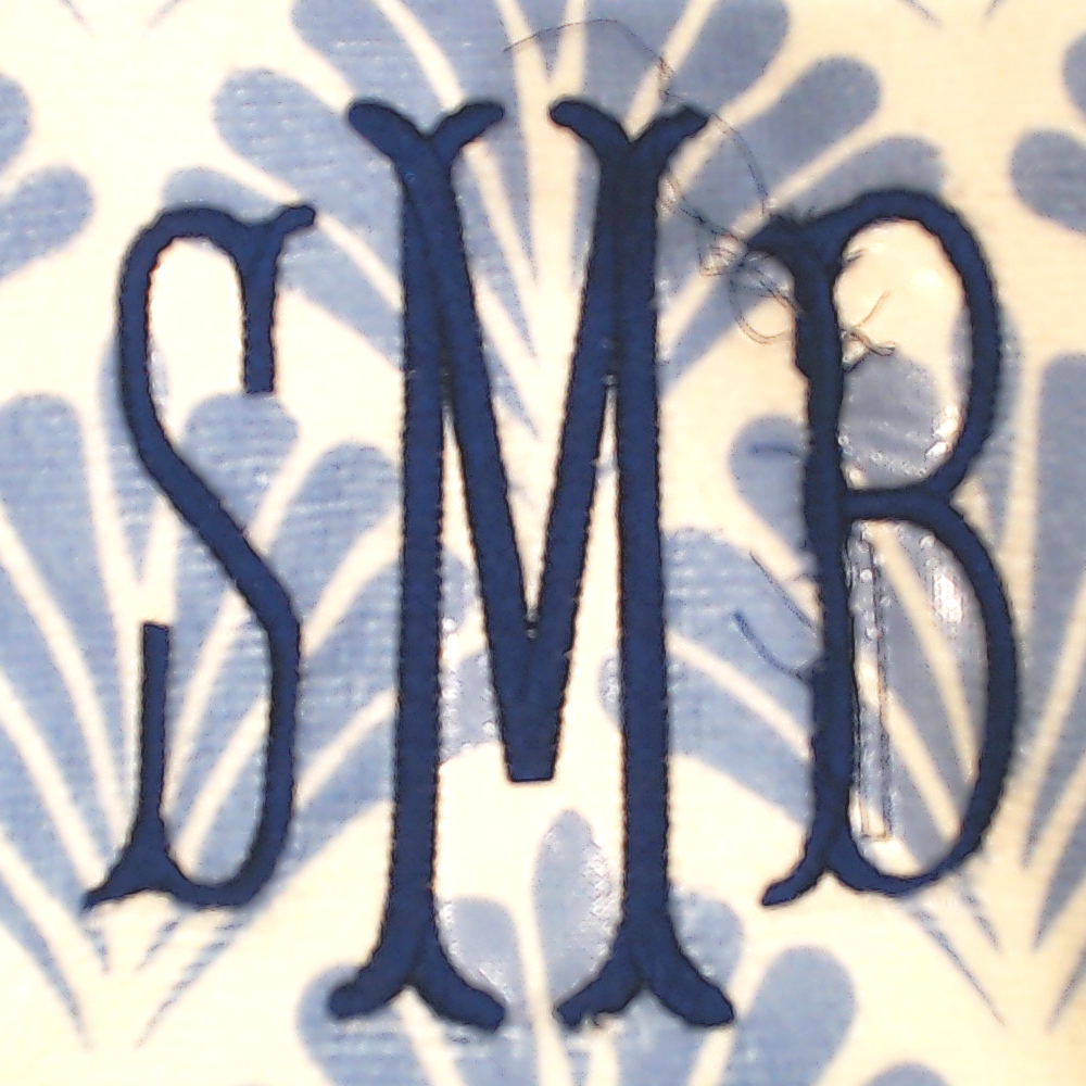 BLOOPER SWIM: Monogrammed Beach Towel