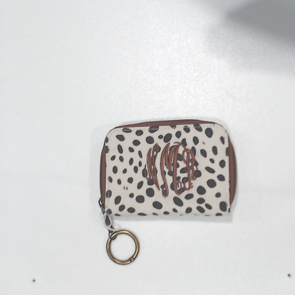 BLOOPER ACCESSORY: Monogrammed Keychain Wallet