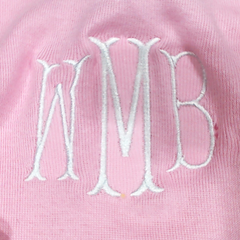 BLOOPER KIDS: Monogrammed Baby Layette Gown