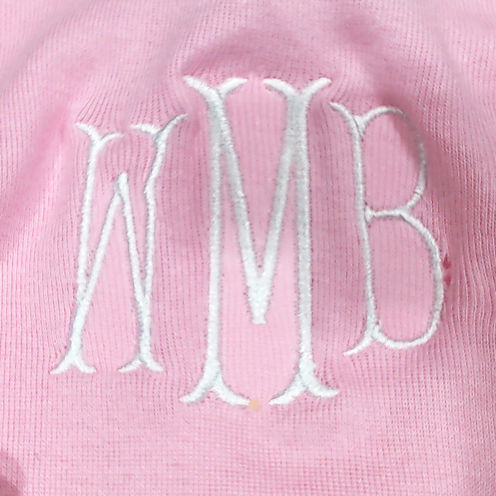 BLOOPER KIDS: Monogrammed Baby Layette Gown