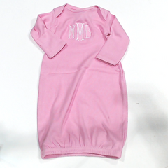 BLOOPER KIDS: Monogrammed Baby Layette Gown