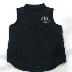 BLOOPER KIDS: Monogrammed Kids Puffer Vest