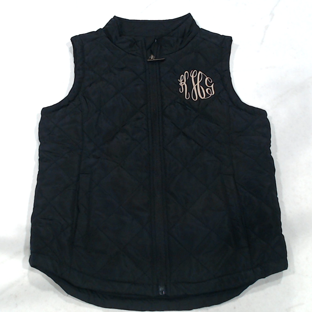 BLOOPER KIDS: Monogrammed Kids Puffer Vest