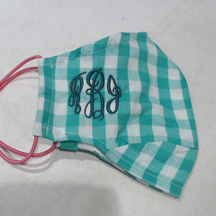 BLOOPER ACCESSORY: Monogrammed Face Mask