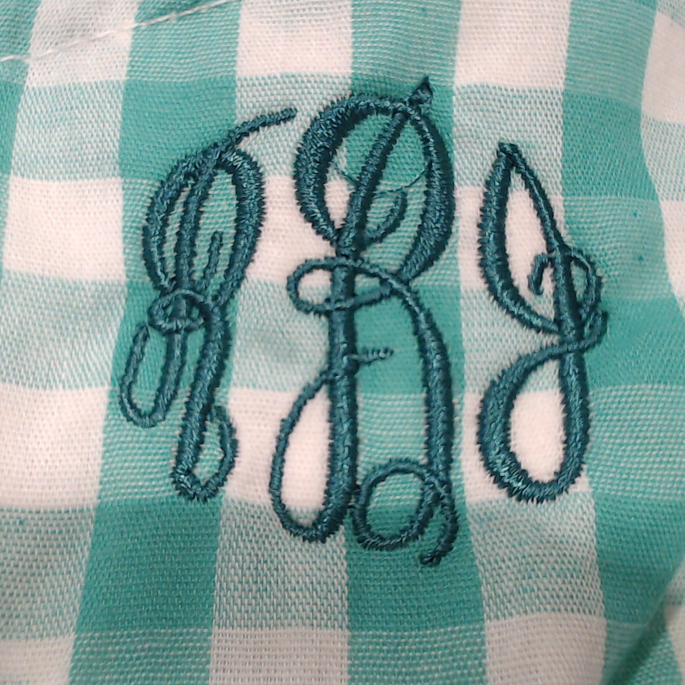 BLOOPER ACCESSORY: Monogrammed Face Mask