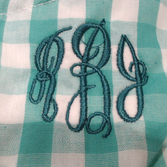 BLOOPER ACCESSORY: Monogrammed Face Mask