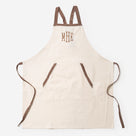 Monogrammed Canvas Apron | Ivory