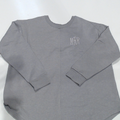 BLOOPER CLOTHING: Monogrammed Open Back Sweatshirt