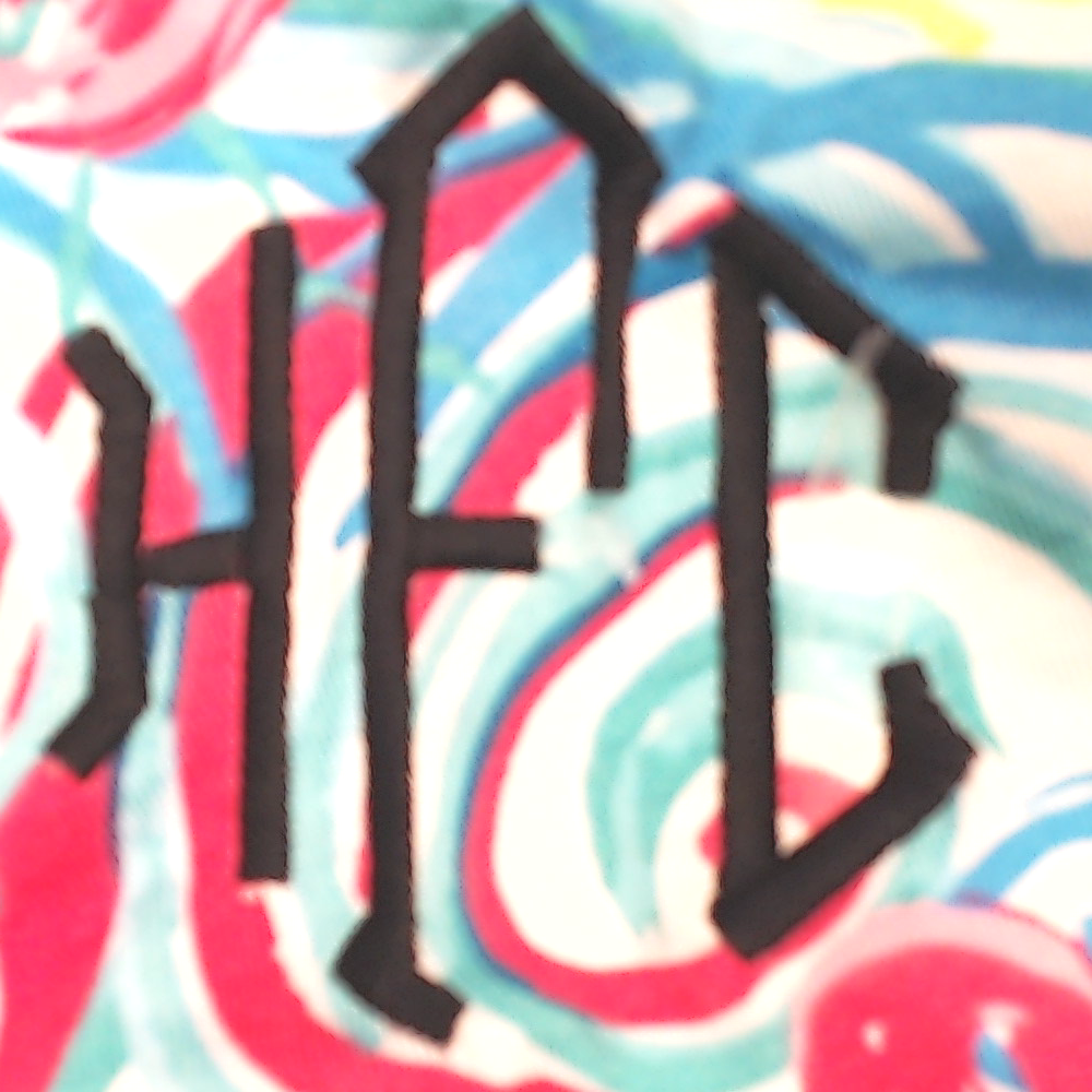 BLOOPER CLOTHING: Monogrammed Cinch Waist Cover Up