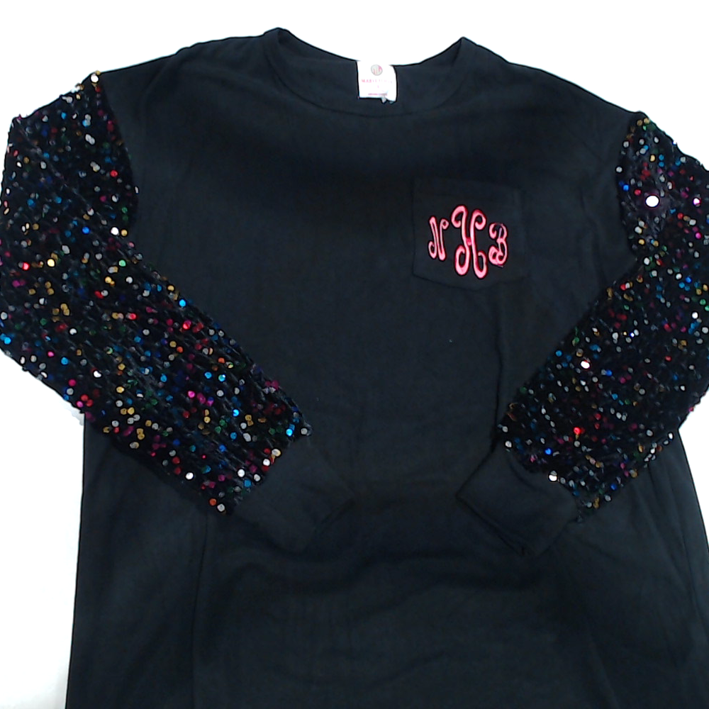BLOOPER CLOTHING: Monogrammed Sequin Dress