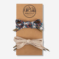 flat shoelace pack in camel plaid and khaki