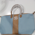 BLOOPER BAG: Monogrammed Seersucker Weekender - Promotional
