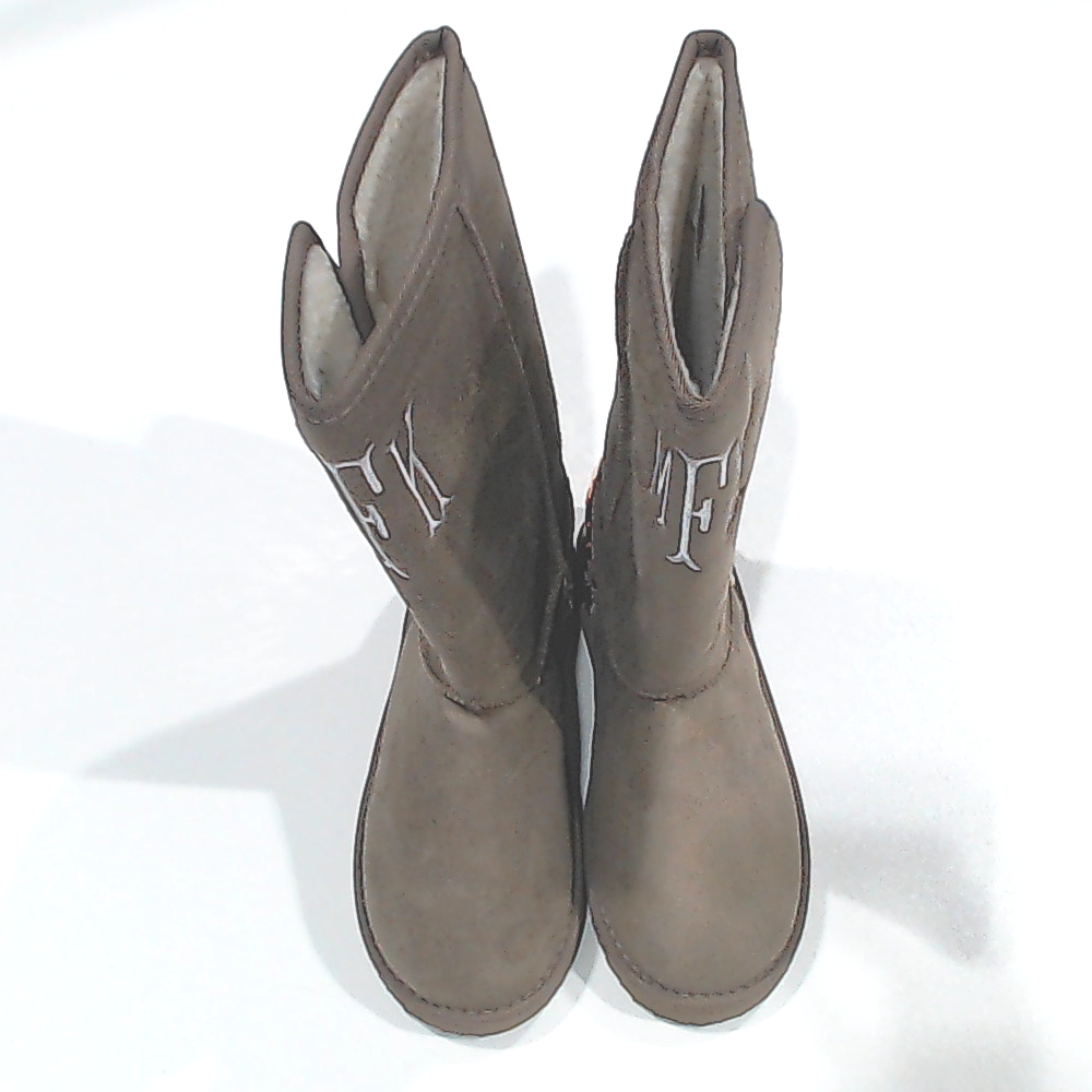BLOOPER SHOES: Monogrammed Sherpa Booties