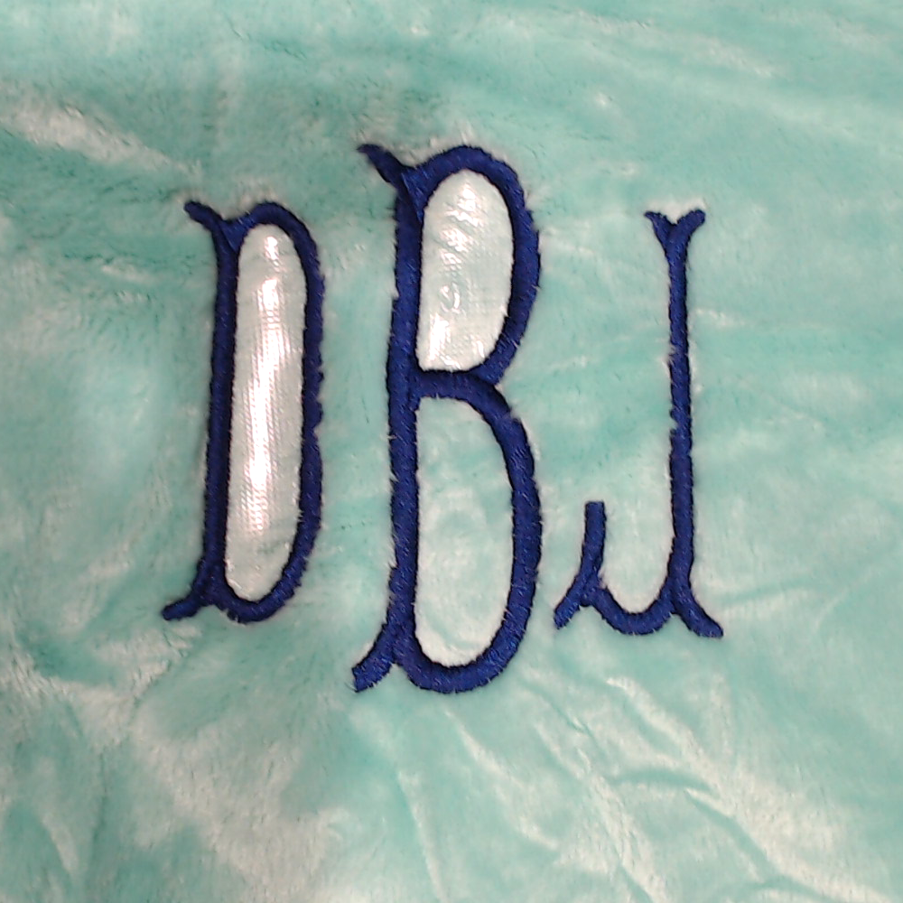 BLOOPER CLOTHING: Monogrammed Oversized Blanket Hoodie