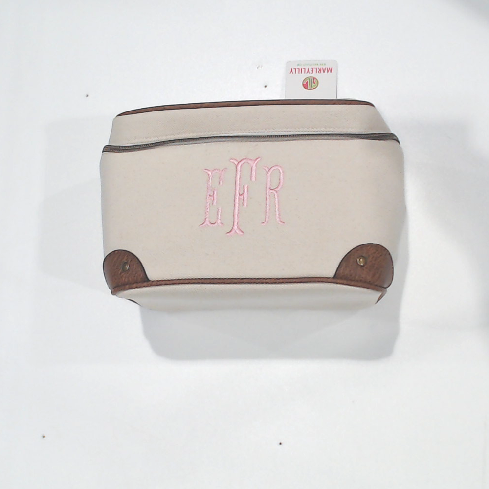 BLOOPER BAG: Monogrammed Vintage Train Case