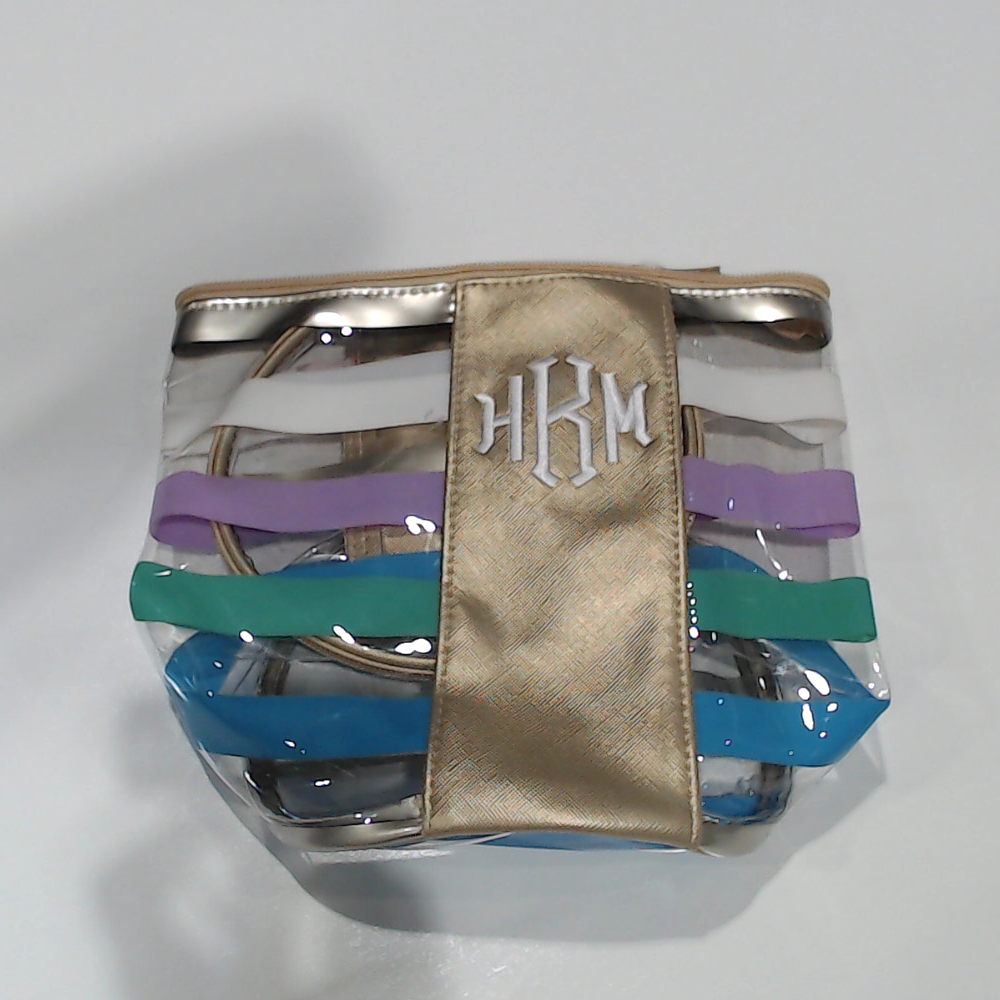 BLOOPER BAG: Monogrammed Clear Ditty Bag