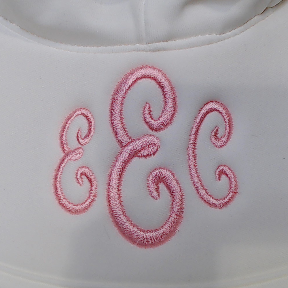 BLOOPER KIDS: Monogrammed Baby Sun Hat