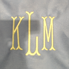 BLOOPER BAG: Monogrammed Structured Mesh Tote