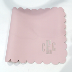 BLOOPER ACCESSORY: Monogrammed Desk Mat