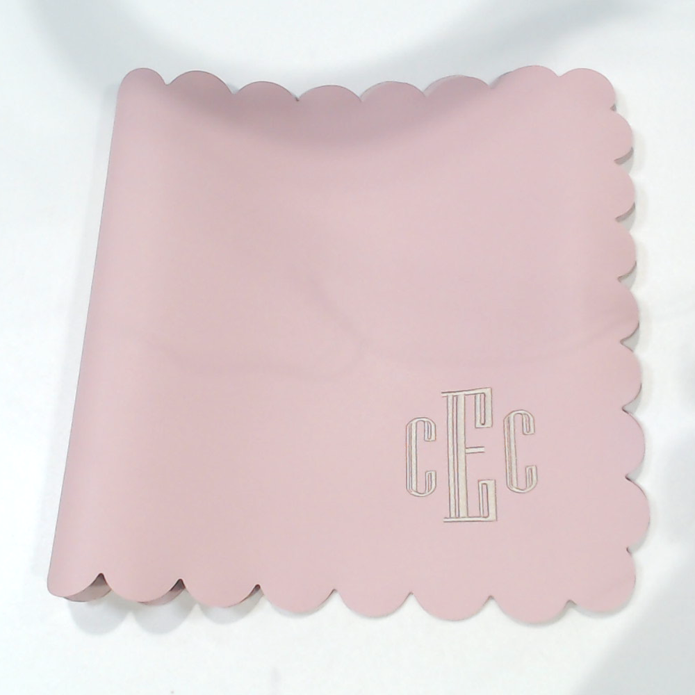 BLOOPER ACCESSORY: Monogrammed Desk Mat