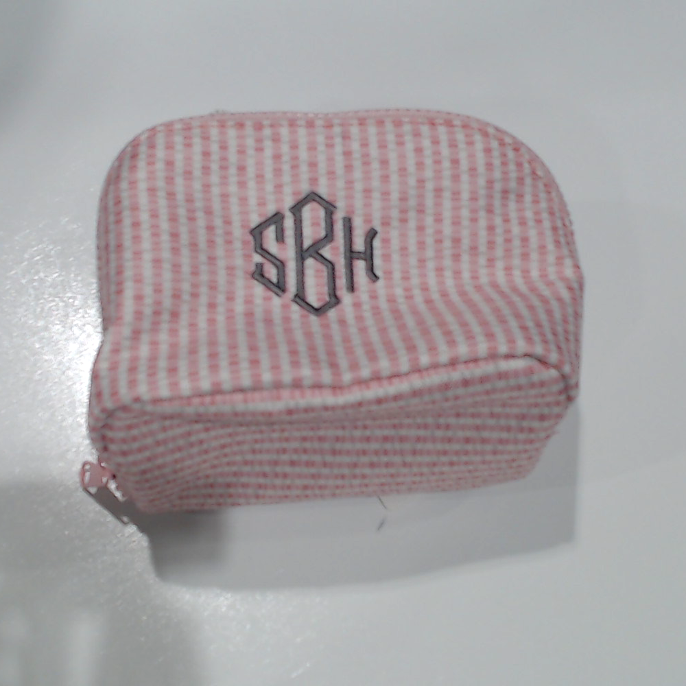 BLOOPER BAG: Monogrammed Makeup Bag