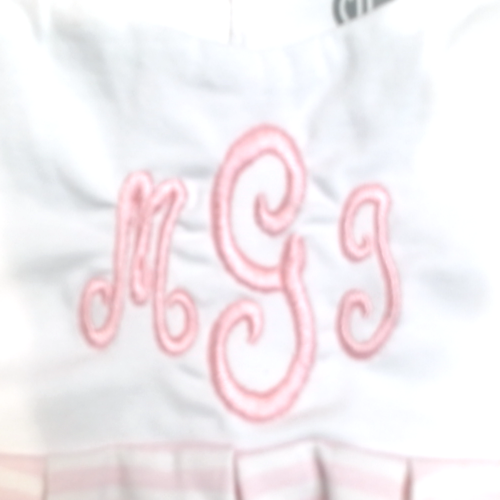 BLOOPER CLOTHING: Monogrammed Sunday Dress