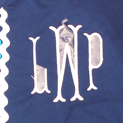 BLOOPER CLOTHING: Monogrammed Ric Rac Cover Up