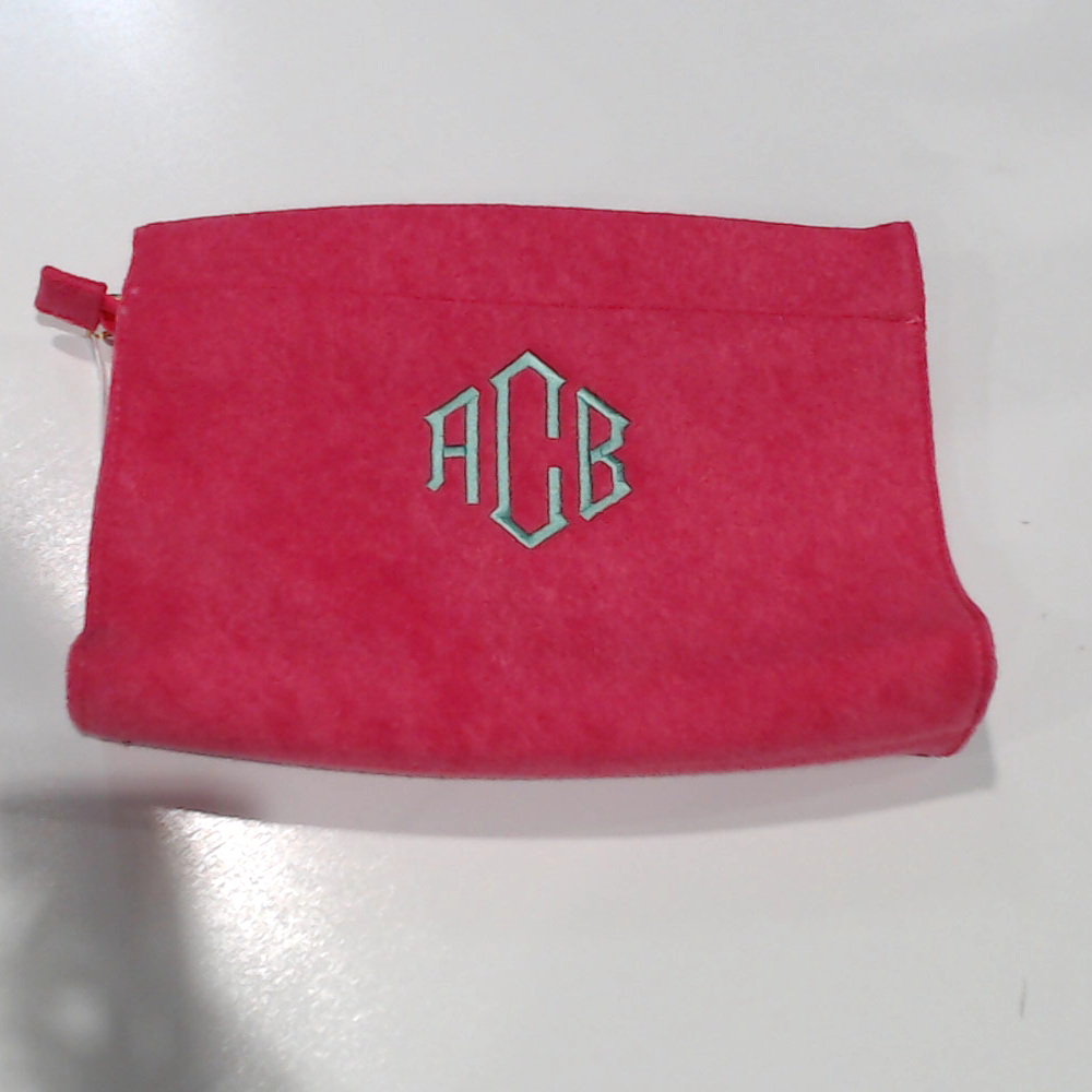 BLOOPER BAG: Monogrammed Terry Toiletry Bag