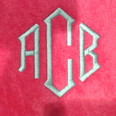 BLOOPER BAG: Monogrammed Terry Toiletry Bag