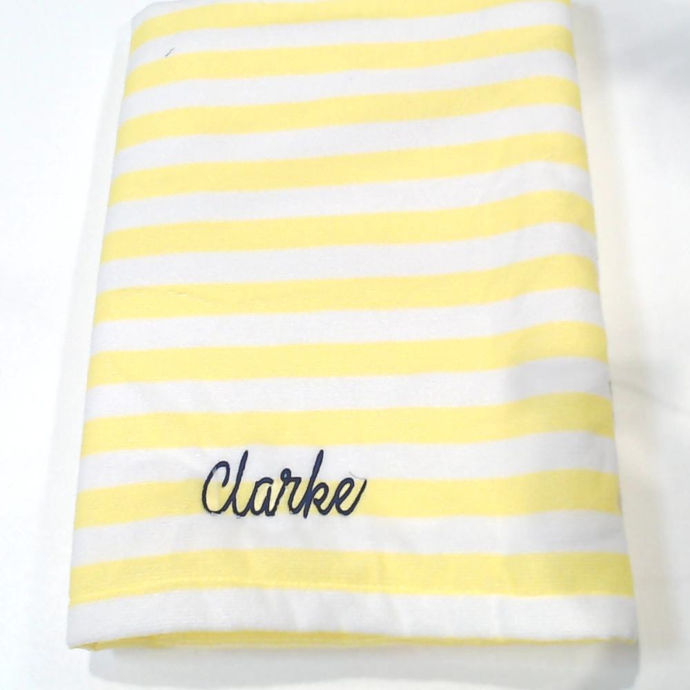 BLOOPER SWIM: Monogrammed Beach Towel