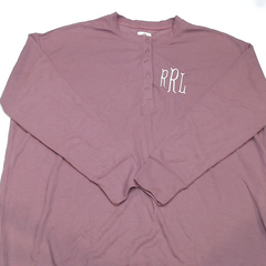 BLOOPER CLOTHING: Monogrammed Waffle Henley Tunic