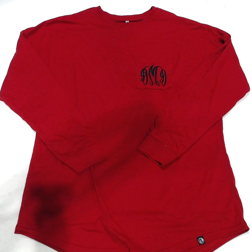 BLOOPER CLOTHING: Monogrammed Long Sleeve Shirt