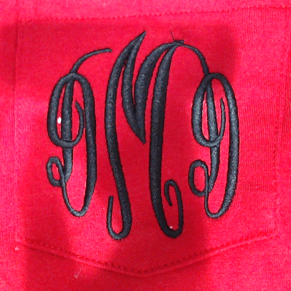 BLOOPER CLOTHING: Monogrammed Long Sleeve Shirt