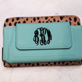 BLOOPER ACCESSORY: Monogrammed Phone Wallet Wristlet