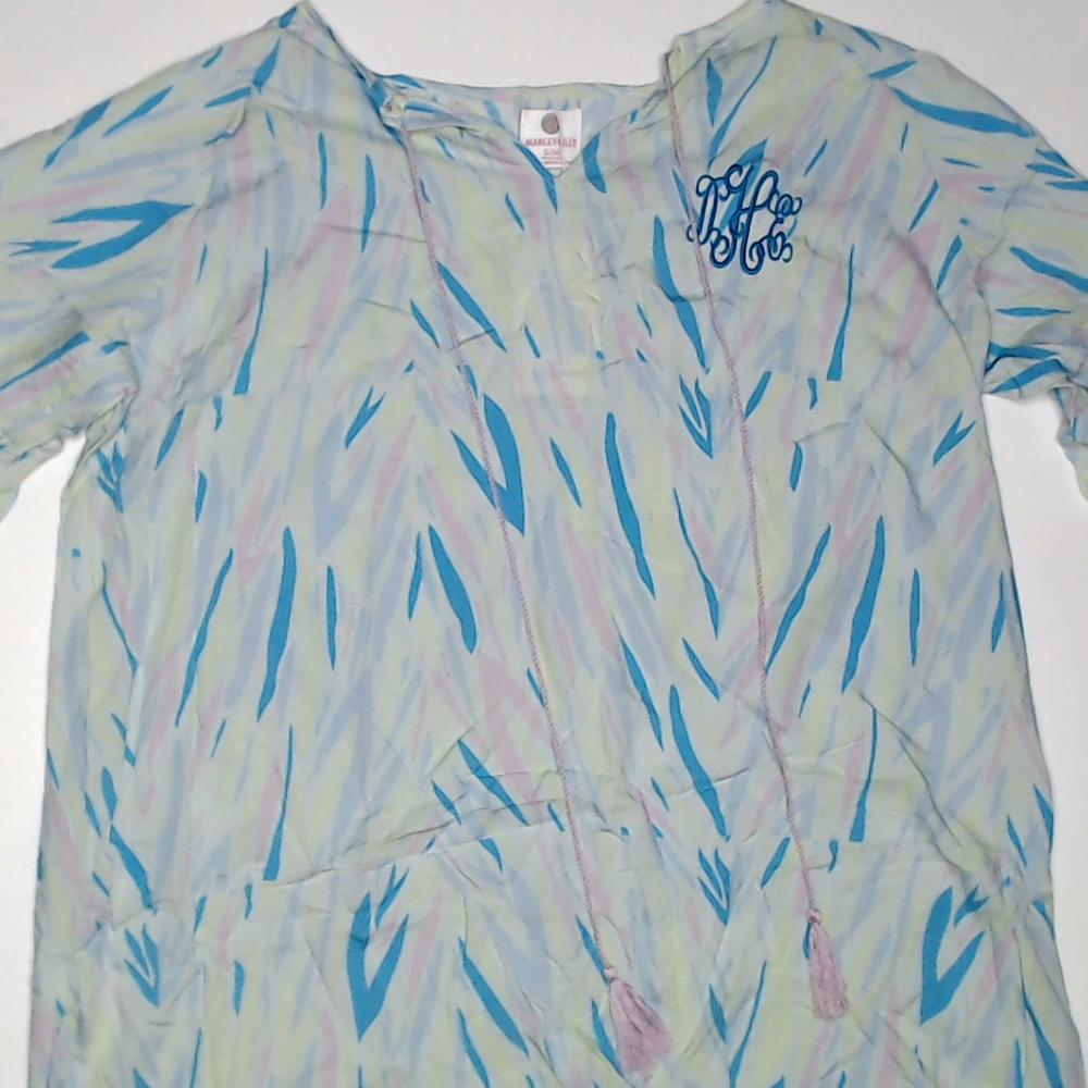 BLOOPER SWIM: Monogrammed Cover Up