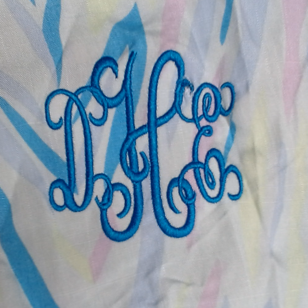 BLOOPER SWIM: Monogrammed Cover Up