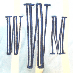 BLOOPER CLOTHING: Monogrammed Ruffle Top