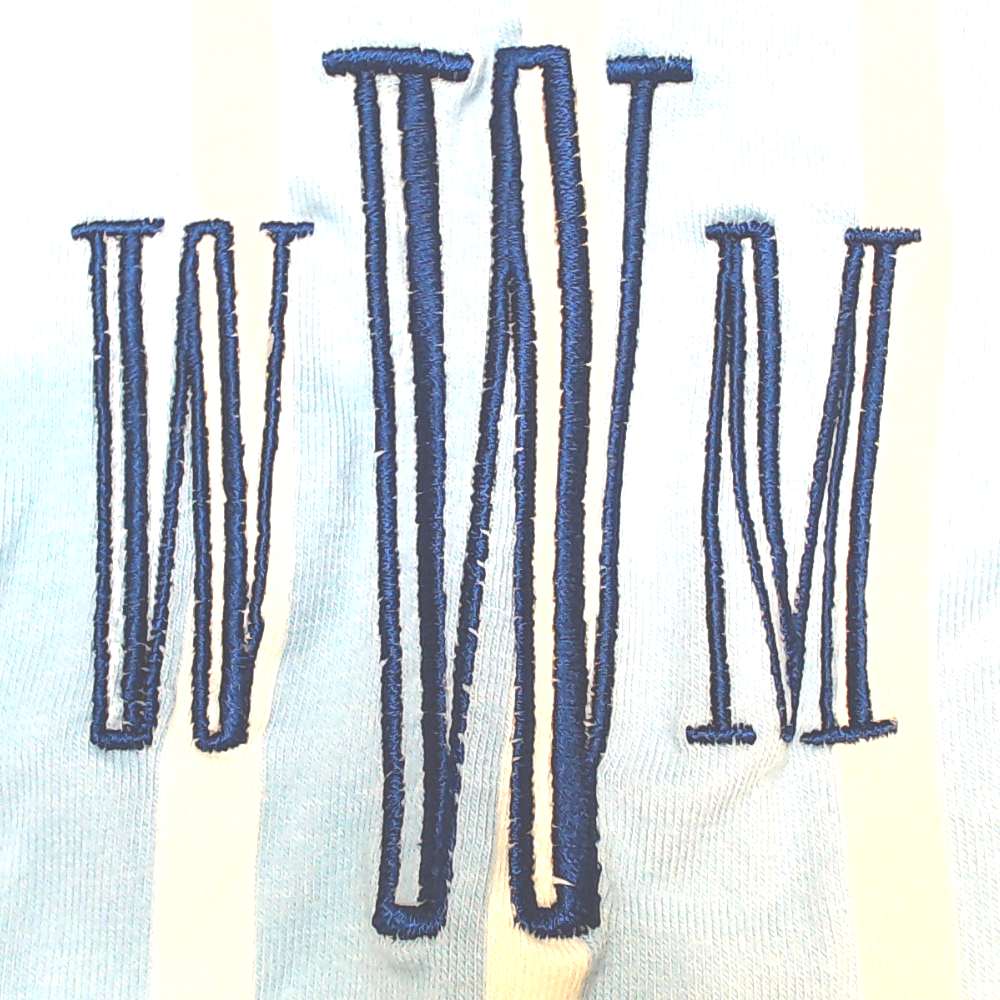 BLOOPER CLOTHING: Monogrammed Ruffle Top