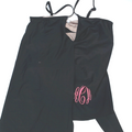 BLOOPER SWIM: Monogrammed Ruched Tankini