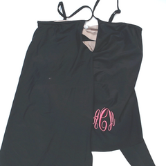 BLOOPER SWIM: Monogrammed Ruched Tankini