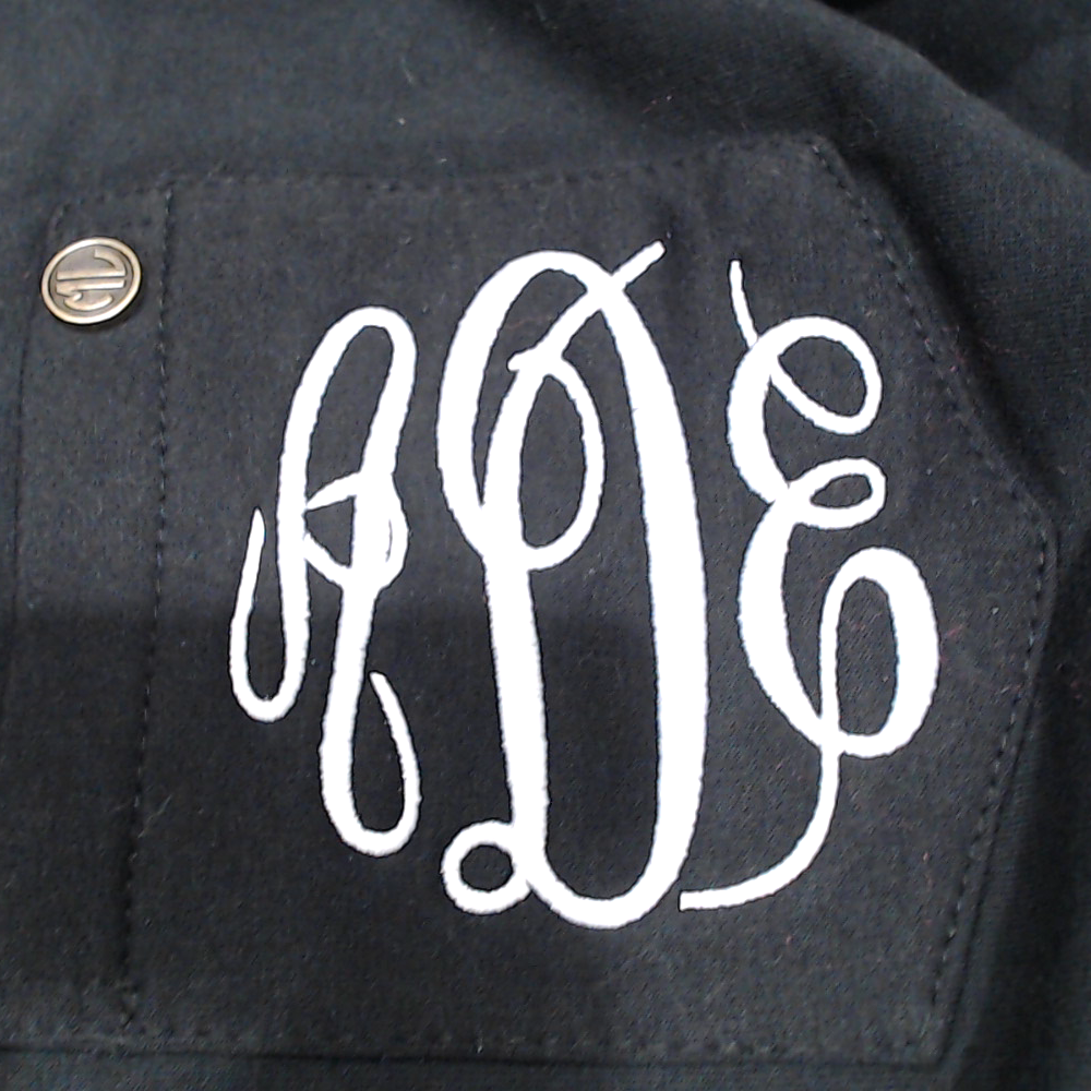 BLOOPER CLOTHING: Monogrammed Colorblock Quarter Zip Pullover