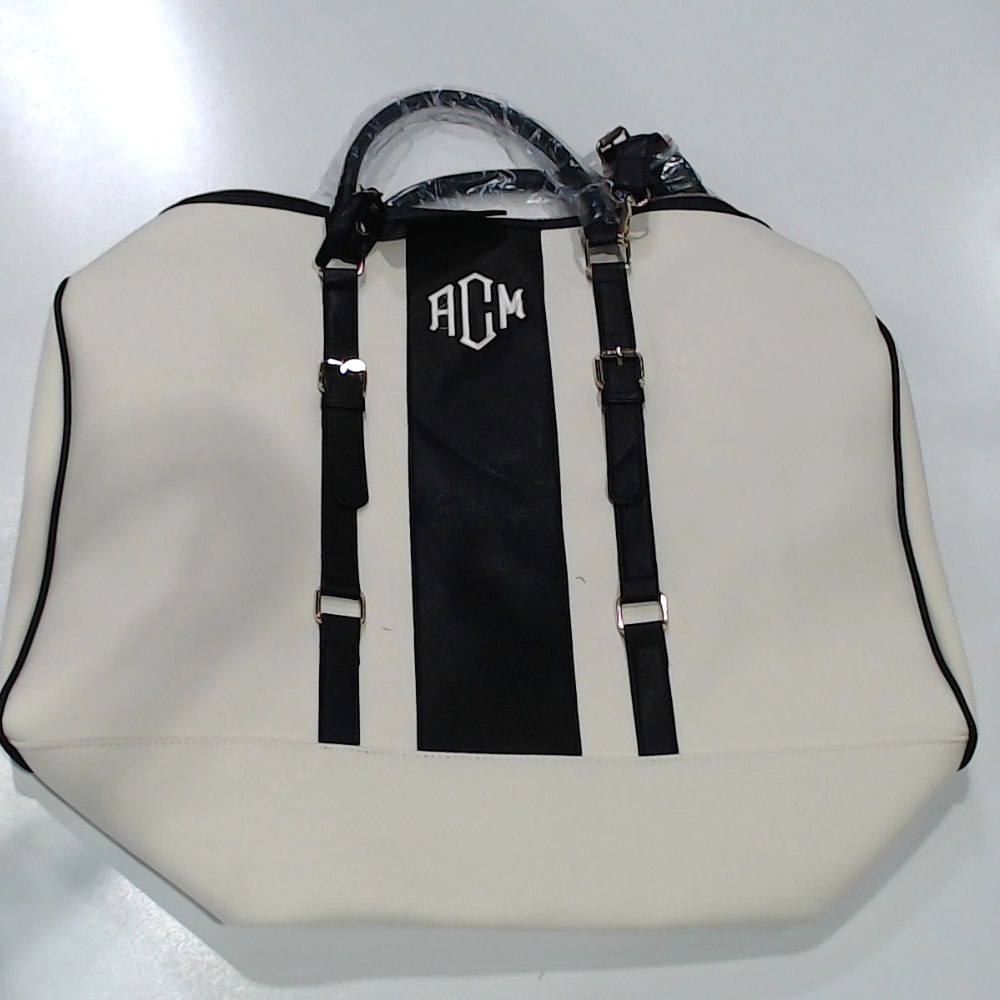BLOOPER BAG: Monogrammed Weekender Bag