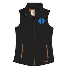 BLOOPER CLOTHING: Monogrammed Quilted Vest
