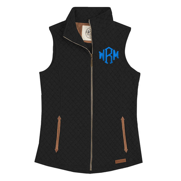 BLOOPER CLOTHING: Monogrammed Quilted Vest